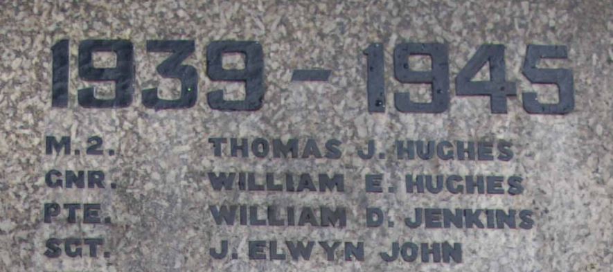 Memorial in Primrose Park, Llansamlet