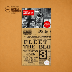Britain Declares War - Replica Newspaper
