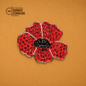Gem Poppy Pave Brooch