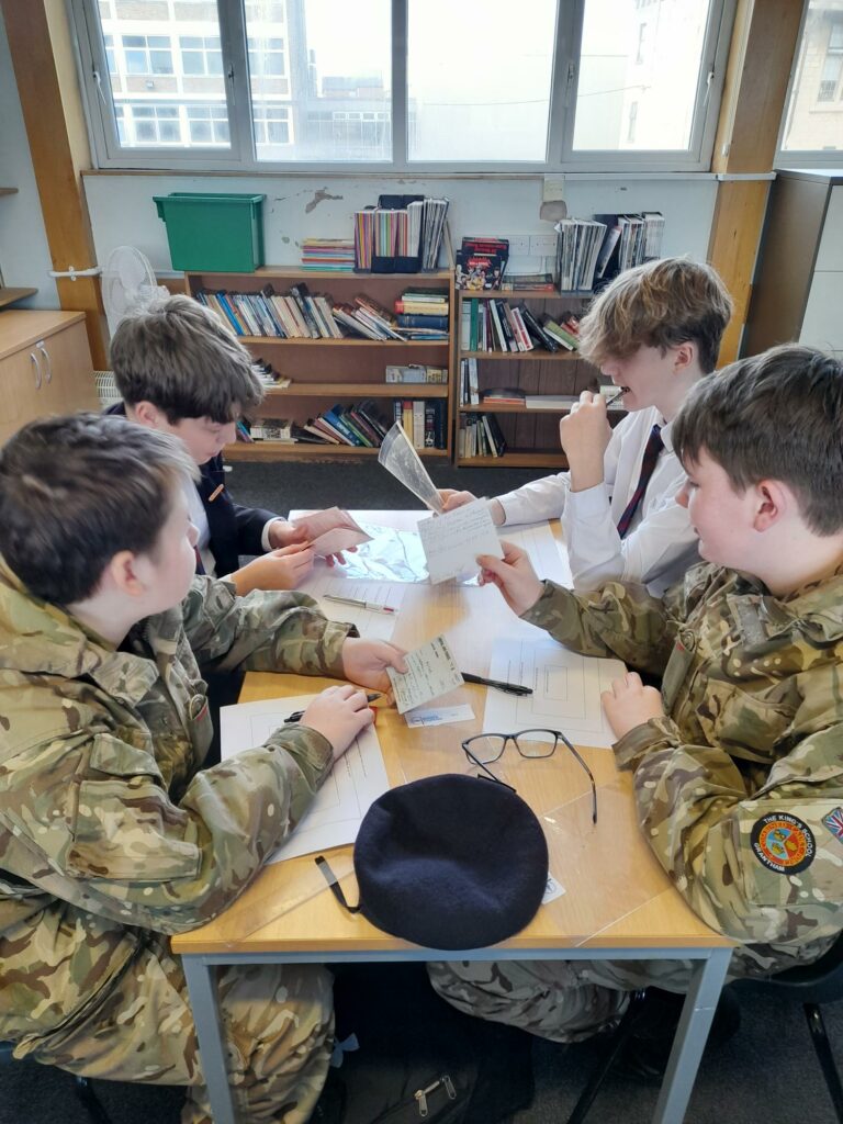 Children exploring the borrow box content | IBCC