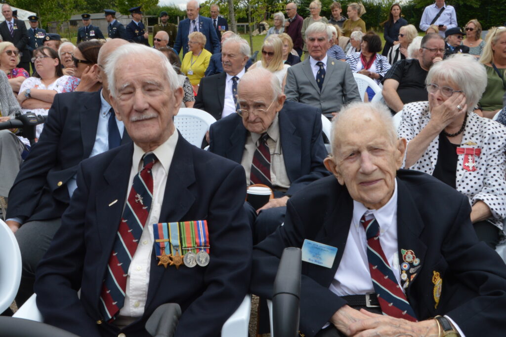 Veterans attending the International Bomber Command Day