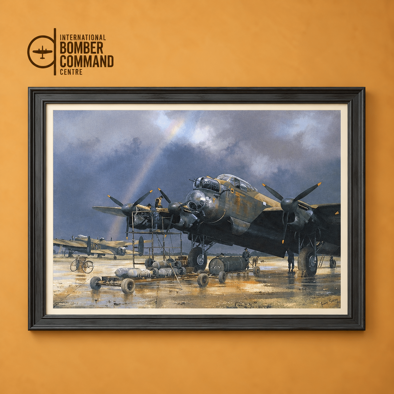 'Bombing Up Yorker' Framed Print