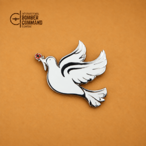 Peace Dove and Poppy Brooch