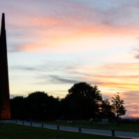 Evening Sunset  - Large Postcard