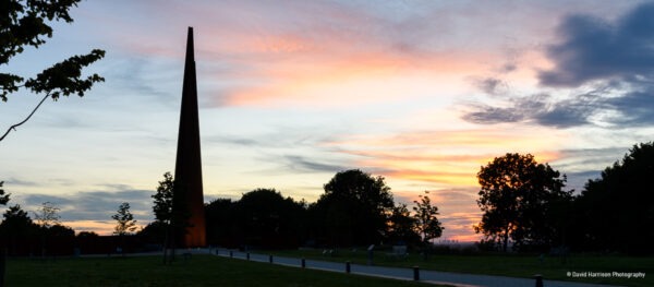 Evening Sunset  - Large Postcard