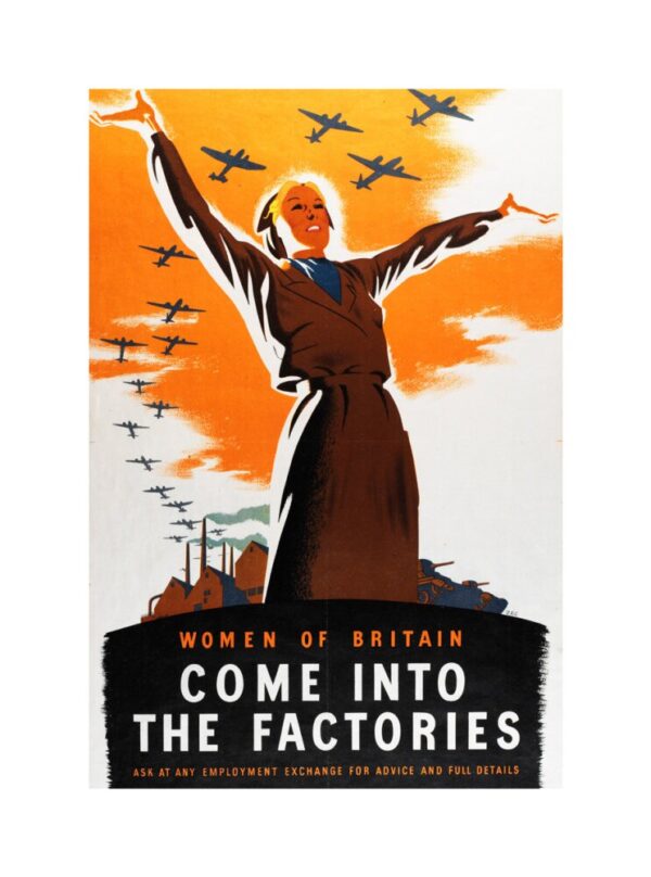 Metal Sign - 'Come Into The Factories'