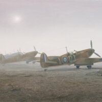 'Merlins In The Mist' card