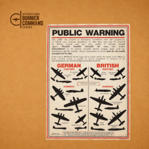 WWII Aircraft ID Poster