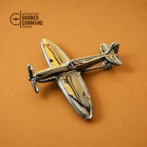 Silver-effect Spitfire Brooch