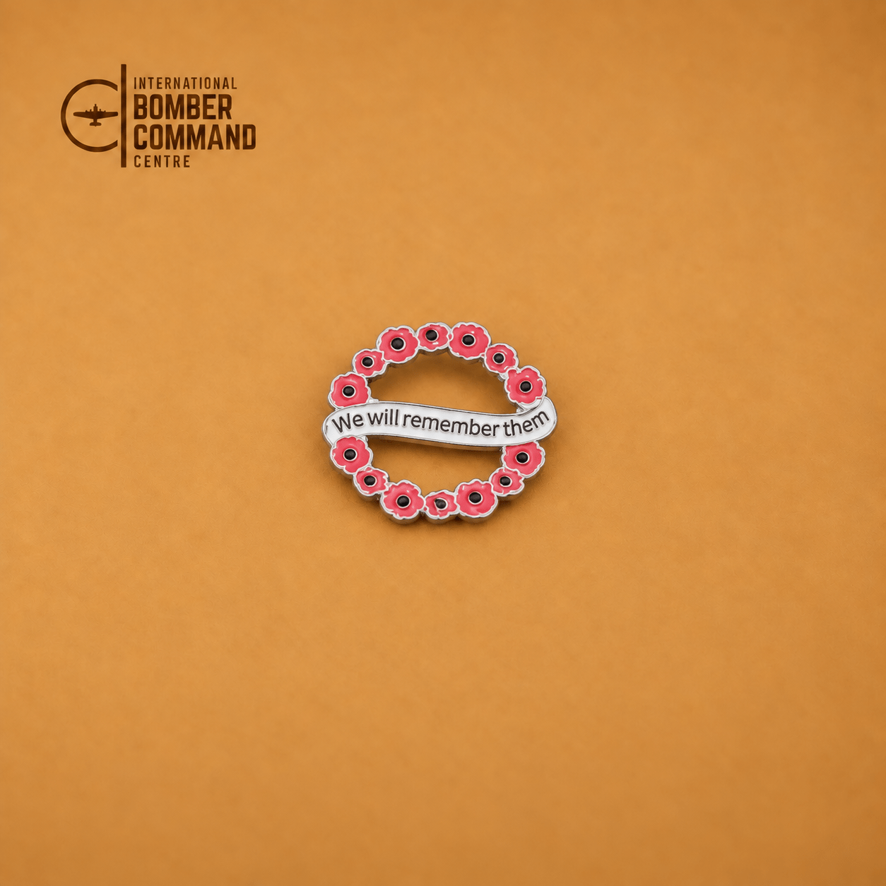 We Will Remember Them Poppy Brooch