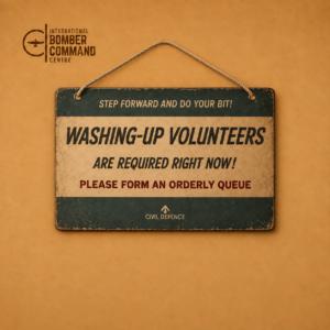 Civil Defence Washing Up Plaque