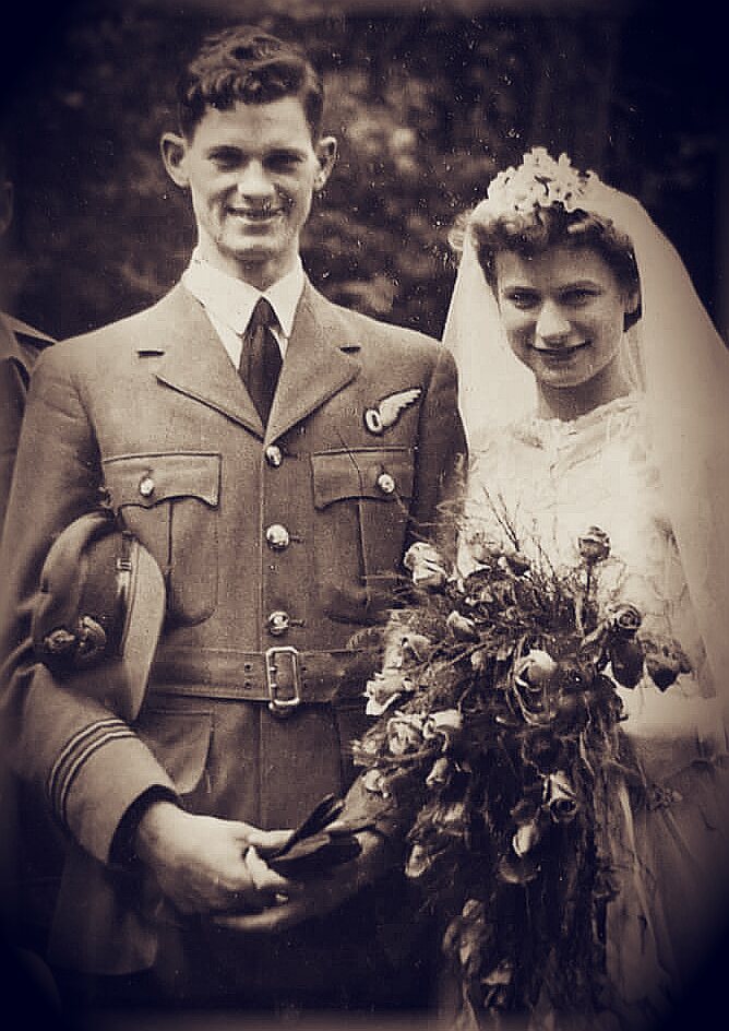 black and white photo of Alan Castle wedding