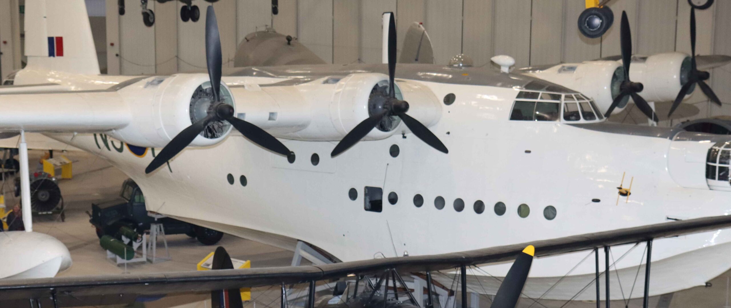 A colour image of a Sunderland aircraft