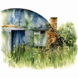 RAF Strubby Nissen Hut Print - Exclusive
