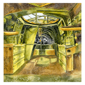 Towards Rear Gunner Lancaster Print - Exclusive